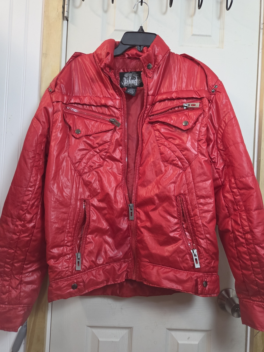 Y2K Vintage Streetwear Quilted Puffer Jacket with Stand Collar
